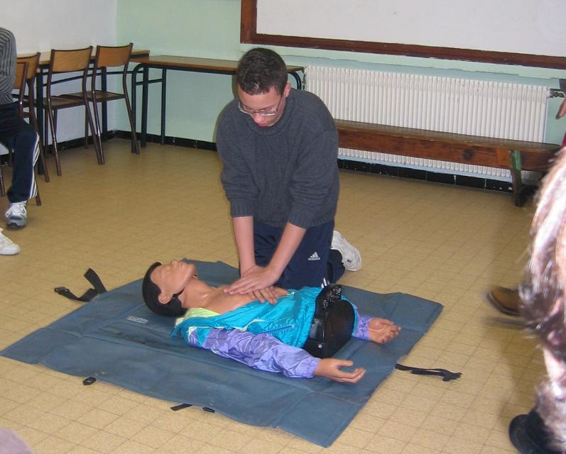 Apprentissage des gestes de premiers secours